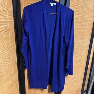 Chico's Plum Midi Cardigan